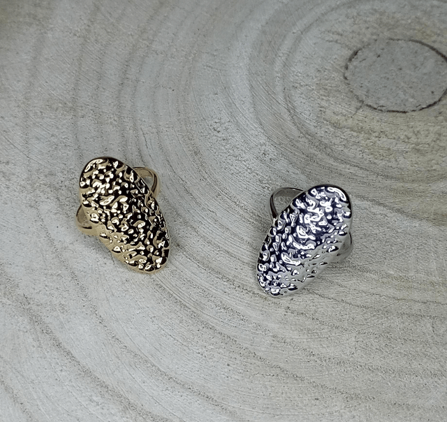 Bague martelé 