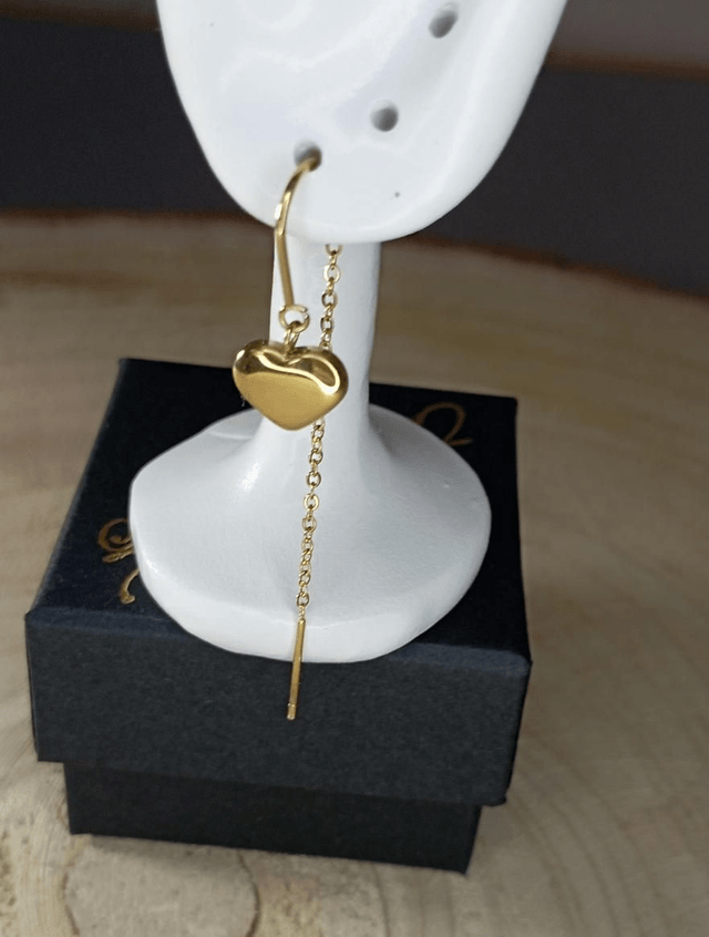 Boucles d'oreilles petits cœurs 