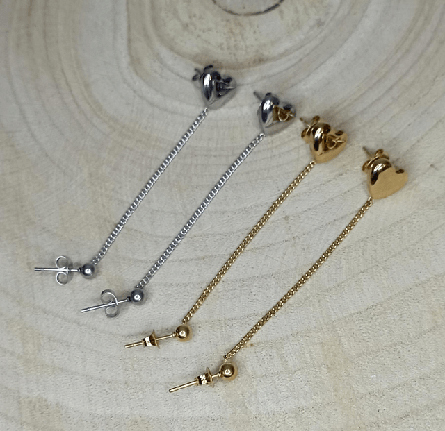 Boucles d'oreilles 2 trous
