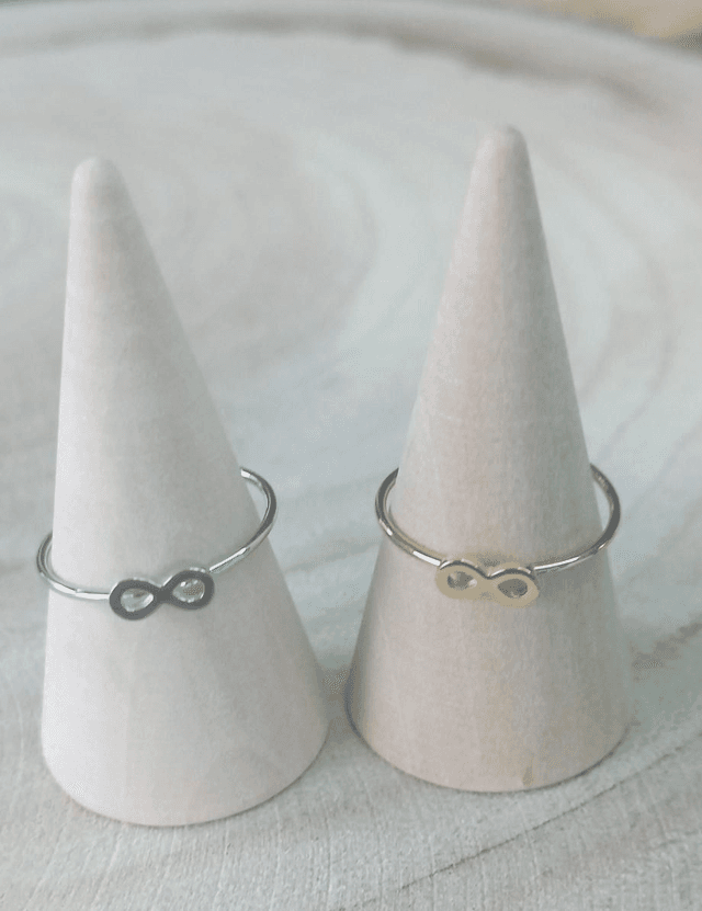 Bague fine infini 